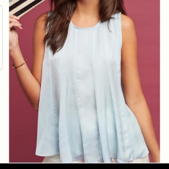 Anthropologie Eri and Ali pleated blouse - Picture 5 of 5